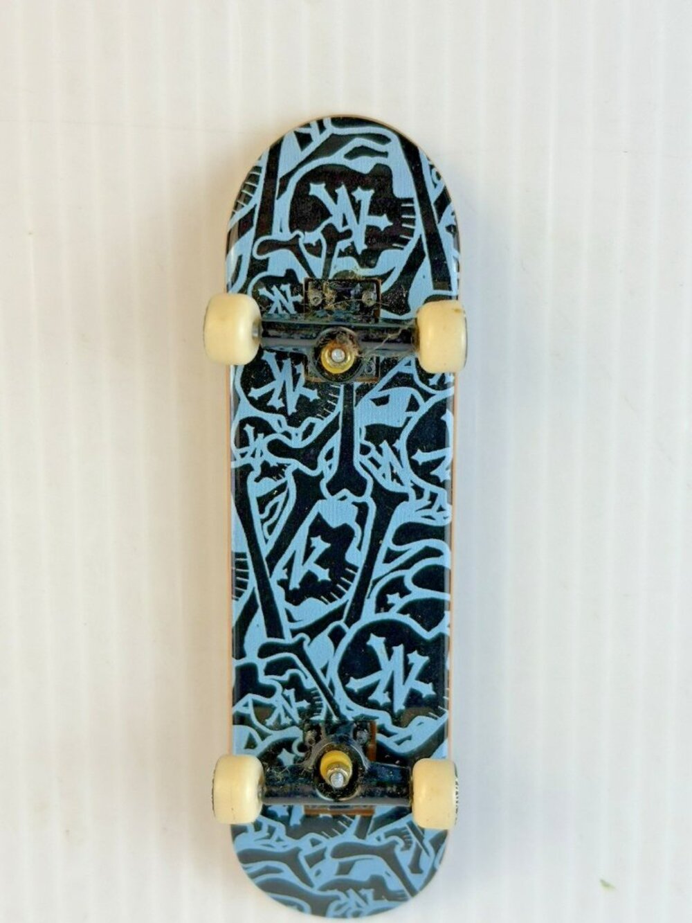 Tech Deck Zoo York ZK Fingerboard Black Blue Graffiti Graphic 96mm Y2K 2000s